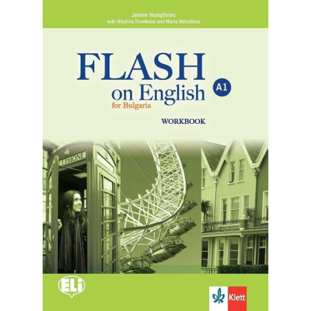 Flash on English for Bulgaria - A1 - Учебна тетрадка по английски език за 8.клас + CD