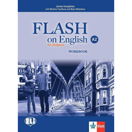 Flash on English for Bulgaria - A2 - Учебна тетрадка по английски език за 8. клас + CD