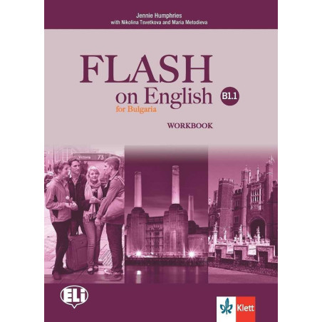 Flash on English for Bulgaria - B1.1 - Учебна тетрадка по английски език за 8. клас + CD