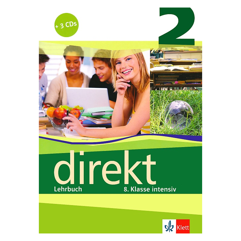 Direkt - ниво 2 (B1): Учебник за 8. клас + 3 CD Учебна система по немски език 2018/2019