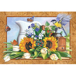 Still life with Sunflowers 