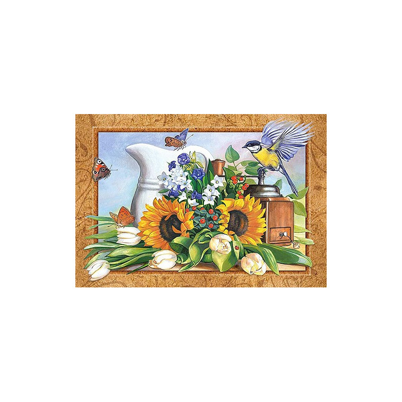 Still life with Sunflowers 