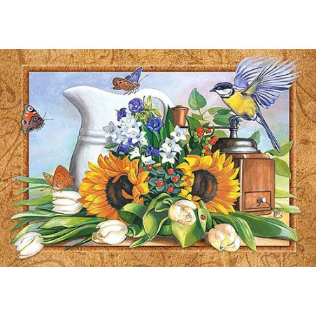 Still life with Sunflowers 