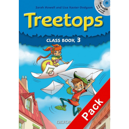 Английски език за 3 - 4. клас + тетрадка СИП - ЗИП Treetops SB 3 Pack