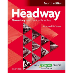 Headway, 4th Edition Elementary: Workbook and iChecker without Key.Тетрадка