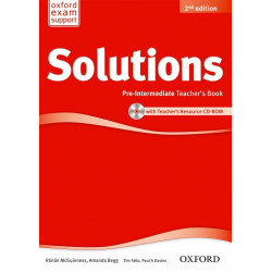 Solutions 2E Pre - Intermediate Teachers Book & CD - ROM Pack