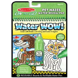 Книжка за оцветяване Вода УАУ! - Лабиринти - Water Wow - Labyrinth - Melissa & Doug