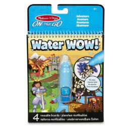 Книжка за оцветяване Вода УАУ! Приключения - Water Wow - Adventure - Melissa and Doug