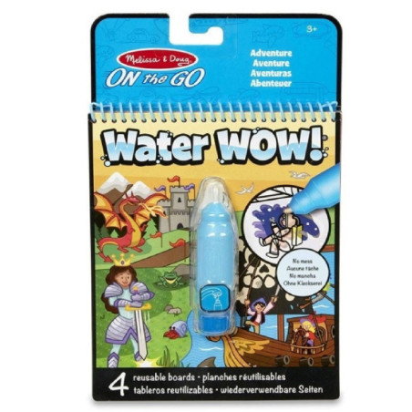 Книжка за оцветяване Вода УАУ! Приключения - Water Wow - Adventure - Melissa and Doug