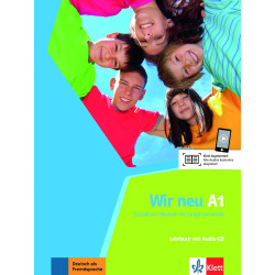 Wir Neu A1: Lehrbuch mit Audio CD / Немски език - ниво A1: Учебник + Audio CD