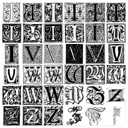 1000 Decorated Initials