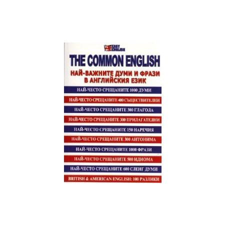 The Common english/ Най-важните думи и фрази в английския език
