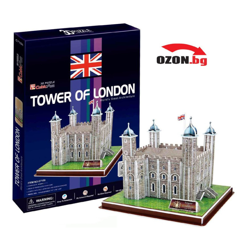 Триизмерен 3D пъзел Tower of London