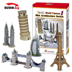 Триизмерен 3D пъзел C056h Mini Architecture