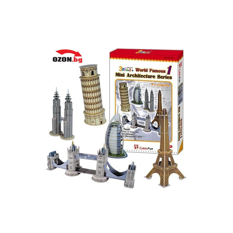 Триизмерен 3D пъзел C056h Mini Architecture