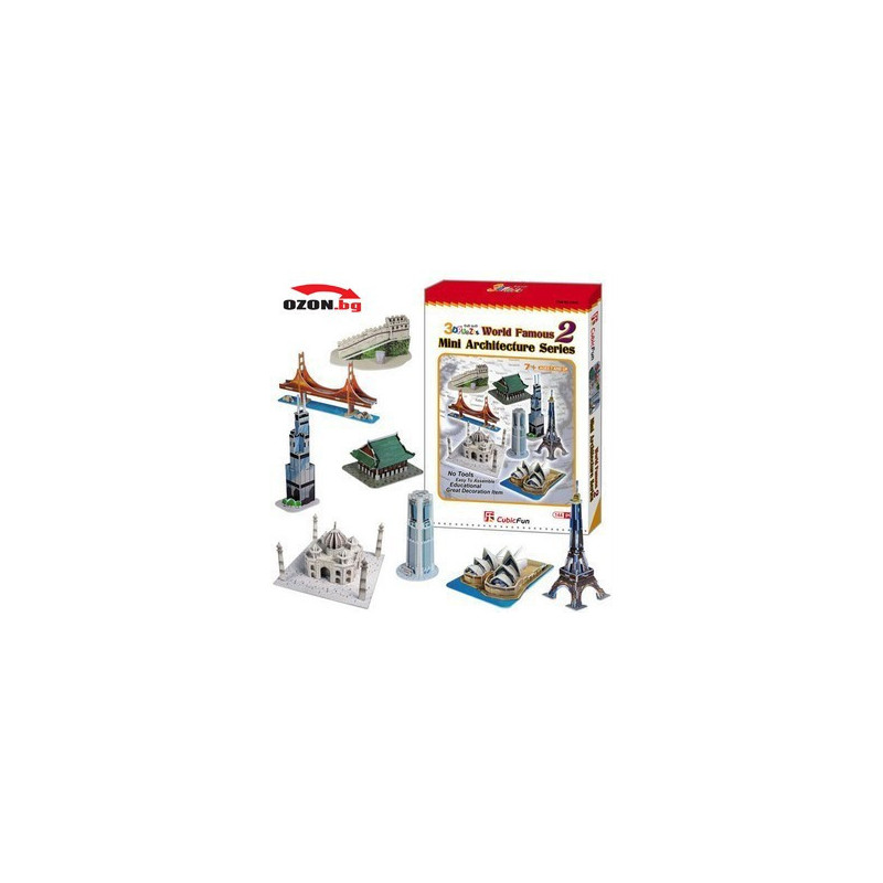 Триизмерен пъзел C058h  Mini Architecture