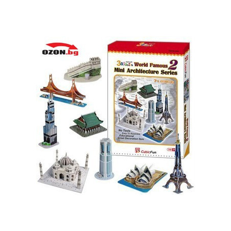 Триизмерен пъзел C058h  Mini Architecture