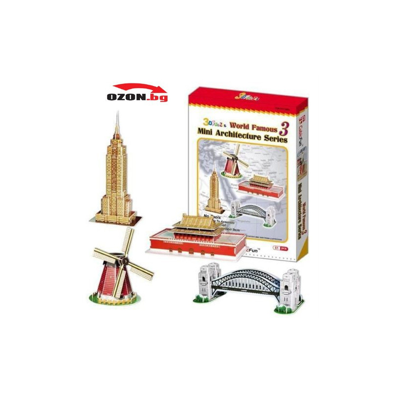 Триизмерен пъзел C086h Mini Architecture