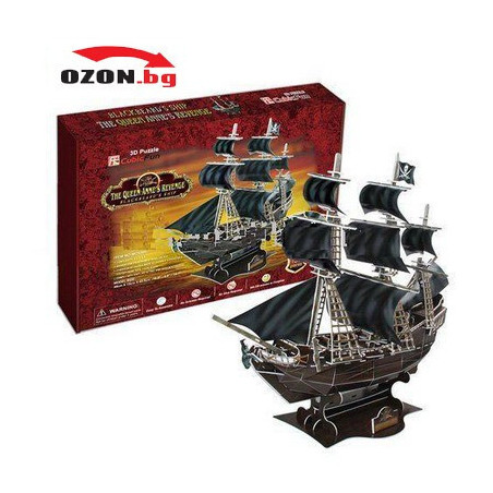 Триизмерен 3D пъзел The Queen Anne's Revenge