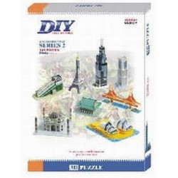 3d Mini Famous Architecture Puzzle Models