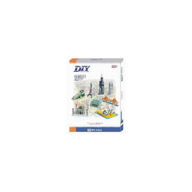 3d Mini Famous Architecture Puzzle Models