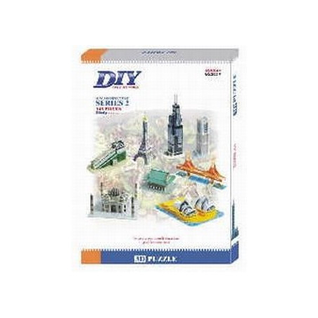3d Mini Famous Architecture Puzzle Models