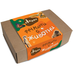 Образователни карти Carrot: 144 животни