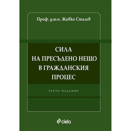 Сила на пресъдено нещо в Гражданския процес