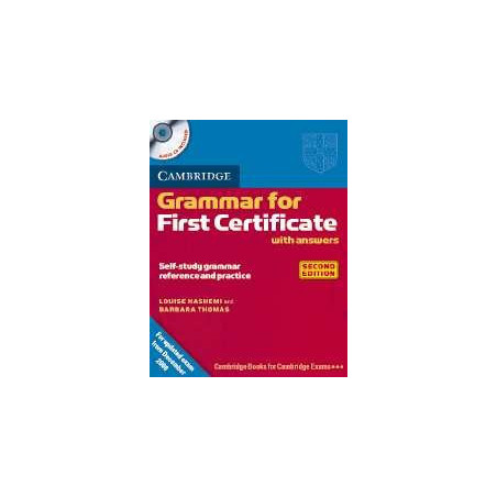 Cambridge Grammar for First Certificate with Answers and Audio CD