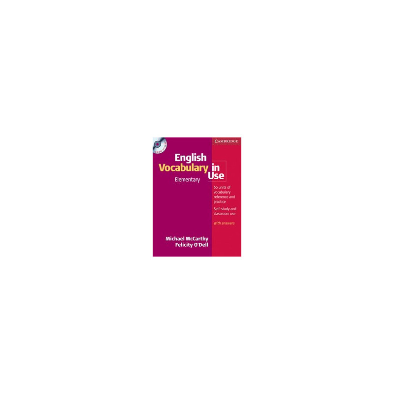 English Vocabulary in Use Elementary Book and CD-ROM