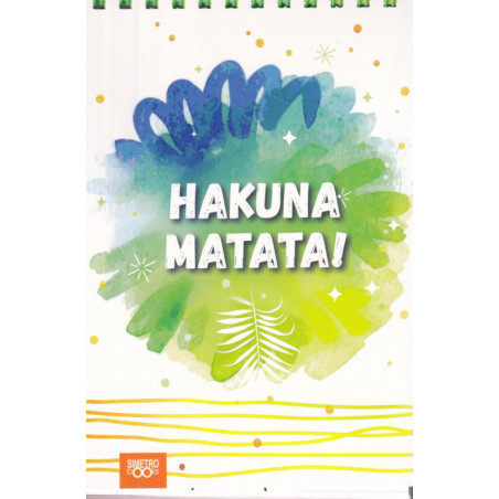 Книжка за щастливи дни със спирала: Hakuna Matata!