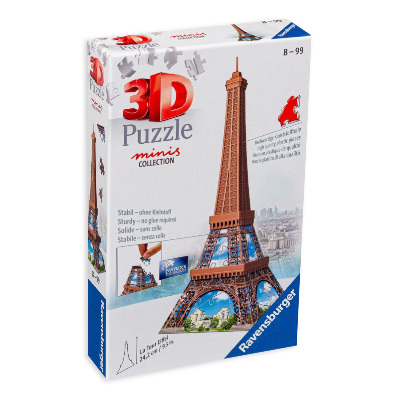3D пъзел Ravensburger от 54 части - Мини Айфелова кула