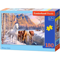 Пъзел Castorland от 180 части - Зимно разтопяване