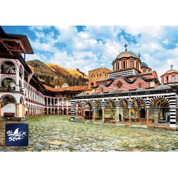 Пъзел Black Sea Premium от 1000 части - Mанастир Свети Иван Рилски, Божидар Чоторов