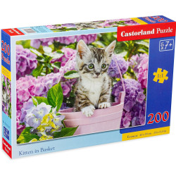 Пъзел Castorland от 200 части - Сладко коте