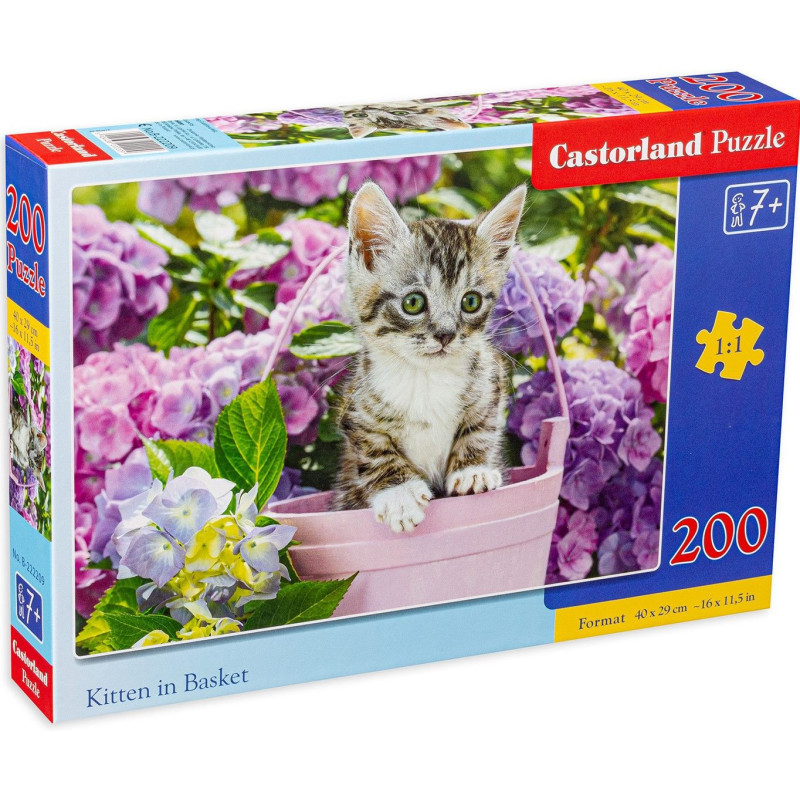 Пъзел Castorland от 200 части - Сладко коте