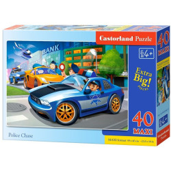 Пъзел Castorland от 40 XXL части - Полиция