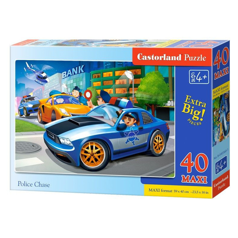 Пъзел Castorland от 40 XXL части - Полиция
