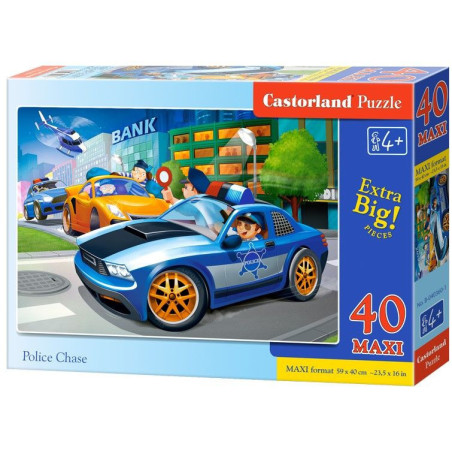 Пъзел Castorland от 40 XXL части - Полиция