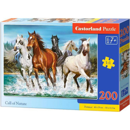 Пъзел Castorland от 200 части - Повикът на природата
