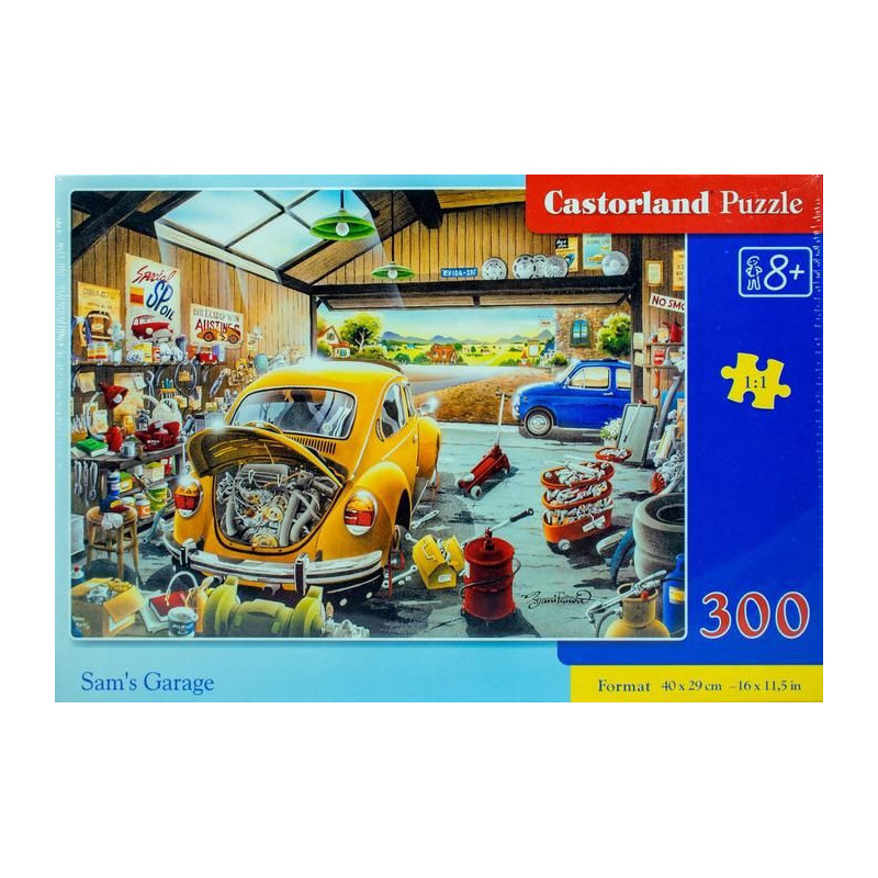 Пъзел Castorland от 300 части - Ретро гараж