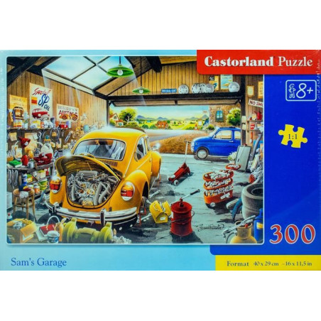 Пъзел Castorland от 300 части - Ретро гараж