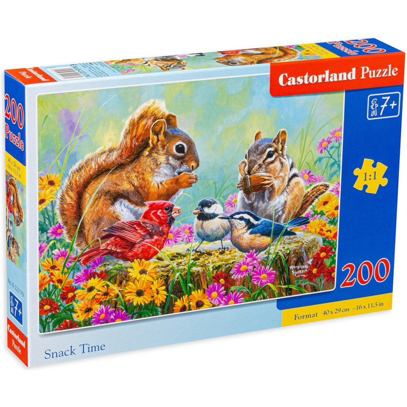 Пъзел Castorland от 200 части - Време за обяд