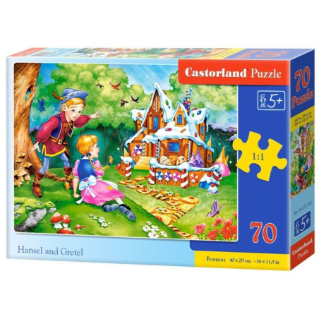 Пъзел Castorland от 70 части - Хензел и Гретел