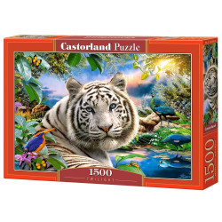 Пъзел Castorland от 1500 части - Тигър