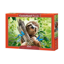 Пъзел Castorland от 500 части - Не бързай, бъди щастлив