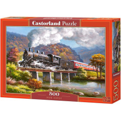 Пъзел Castorland от 500 части - Парен локомотив, Сунг Ким