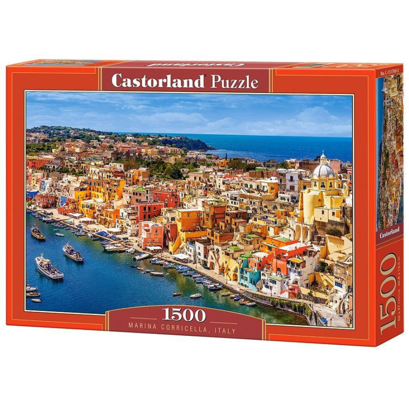 Пъзел Castorland от 1500 части - Марина Коричела, Италия