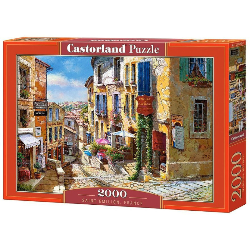 Пъзел Castorland от 2000 части - Сен Емилион, Франция