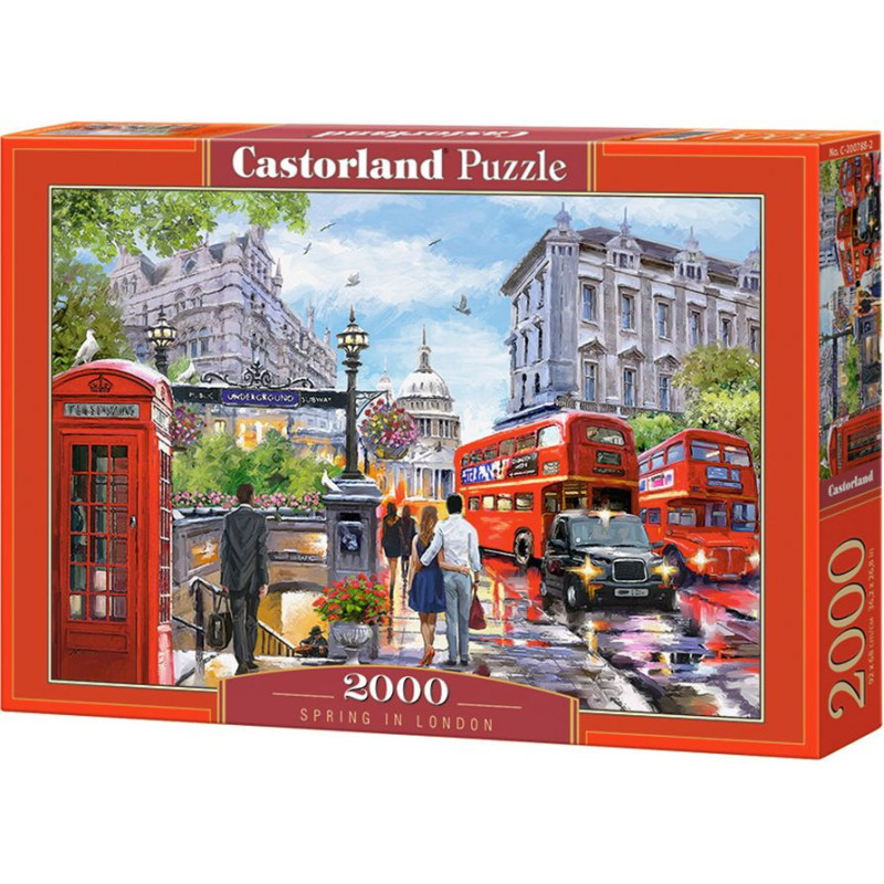 Пъзел Castorland от 2000 части - Пролет в Лондон